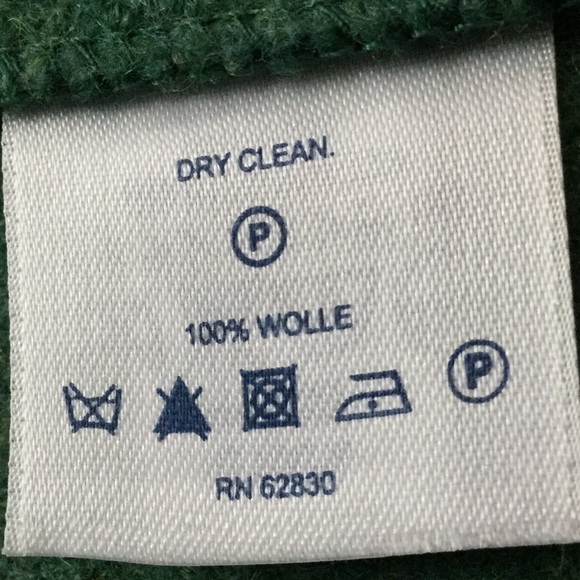 🌲 LANDS' END Spruce Tailored WOOL  Cardigan EUC Sz 14 VNUC 🌲 Pockets 😉 - Picture 10 of 16